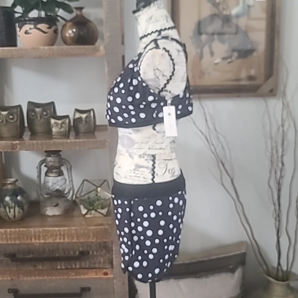 Holipick Polka Dot Swim - Black/White